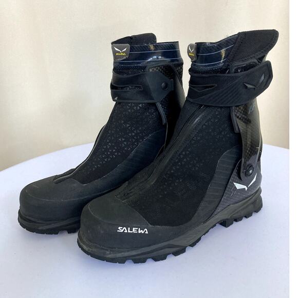 Salewa Ortles Colour Boots Mens Size 9 Hiking Lightweight Waterproof Black - Picture 1 of 16